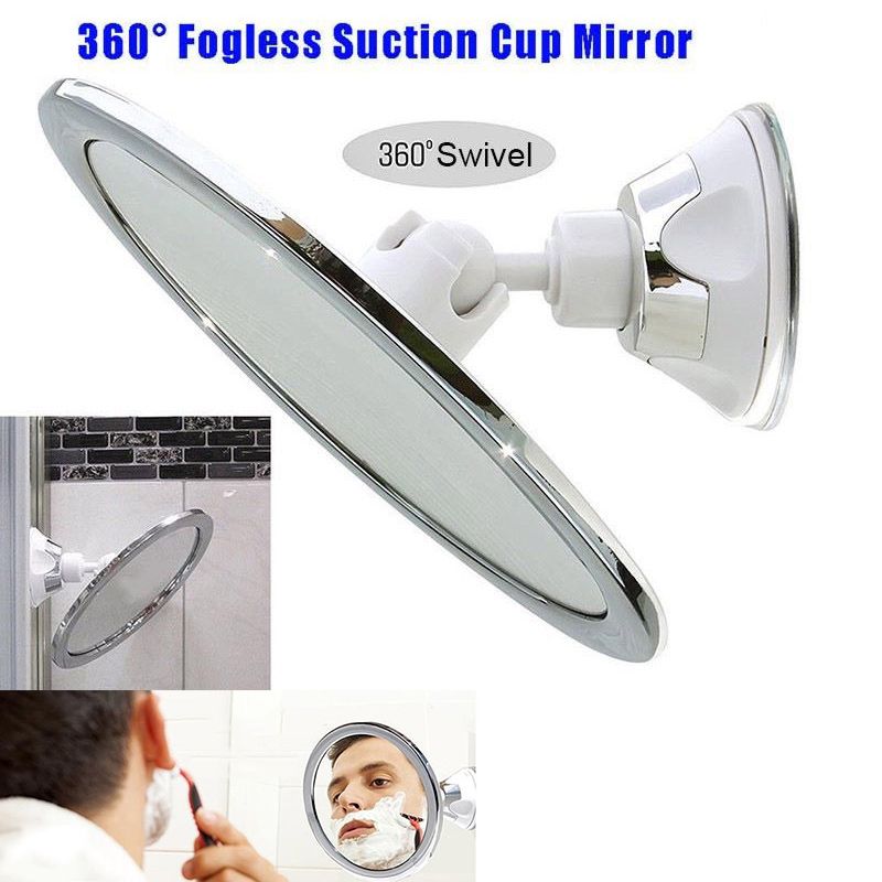 5x 7x 10x Magnifying Makeup Mirror With Holder Suction Cup 360 Rotation Shower Shave Mirrors Practical Household