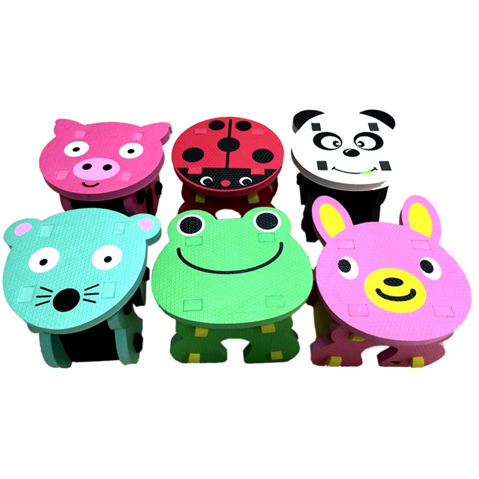 Children Foam Eva Chair Set Diy Baby Game Learning Desks And Chairs Nursery Furniture Mosaic Combination Environment Anti Impact