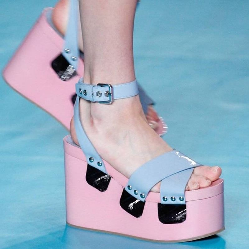 pink gladiator sandals