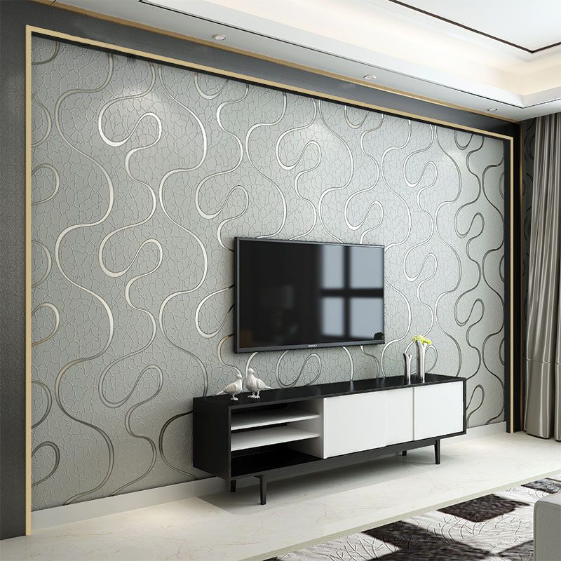 Modern Non Woven 3d Stereo Curve Striped Wallpapers For Living Room Bedroom Wallpaper Roll For Walls Papel De Parede Listrado 3d