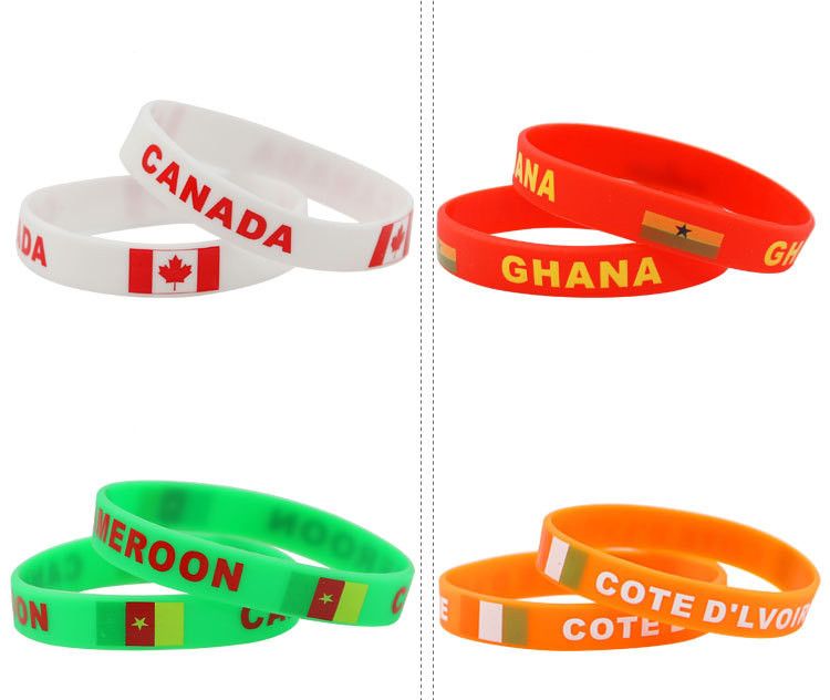 Grosshandel Fussball Souvenir 2018 Russland World Cup Silikon Flaggen Armband Hand Ring Handschlaufe Flaggen Lander Flagge Fussball Erhohen Sie Die Atmosphare Von Jianpin 4 47 Auf De Dhgate Com Dhgate