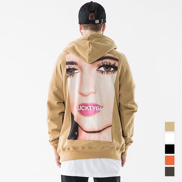 2019 Kylie Jenner Fucktyga Hoodies New Style Streetwear Men Women