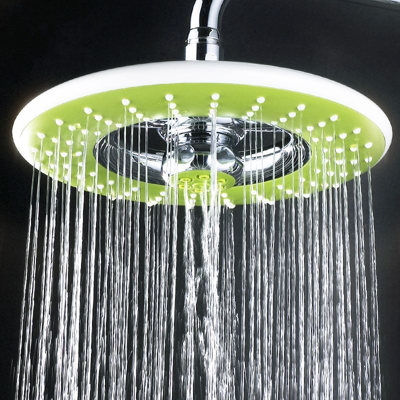 2018 New Bathroom Abs Plastic Green Color Round Spray Rain Rainfall 2018 New Bathroom Abs Plastic Green Color Round Spray Rain Rainfall Top Hand Held Shower Head Set From Shuishu 43 41 Dhgate Com