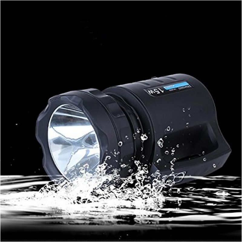 Outdoor 15w T6 Multi Function Long Shots Rechargeable Camping Light Waterproof Portable Emergency Eu Plug Black Outdoor 15w T6 Multi Function Long Shots Rechargeable Camping Light Waterproof Portable Emergency Eu Plug Black Lanterns