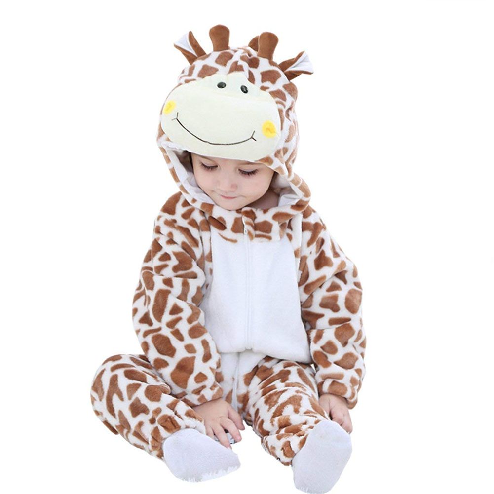 baby girls hooded pajamas boys onesie outfits girrafe halloween chirstmas costume dog halloween costume dorothy halloween costume from sweetdress_2017