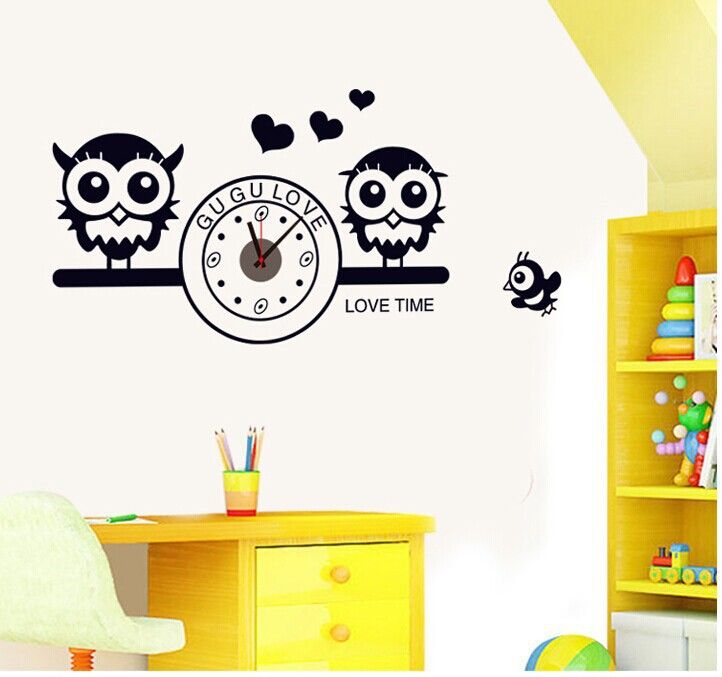 large diy green creative wall sticker clock 12 digits high grade pvc