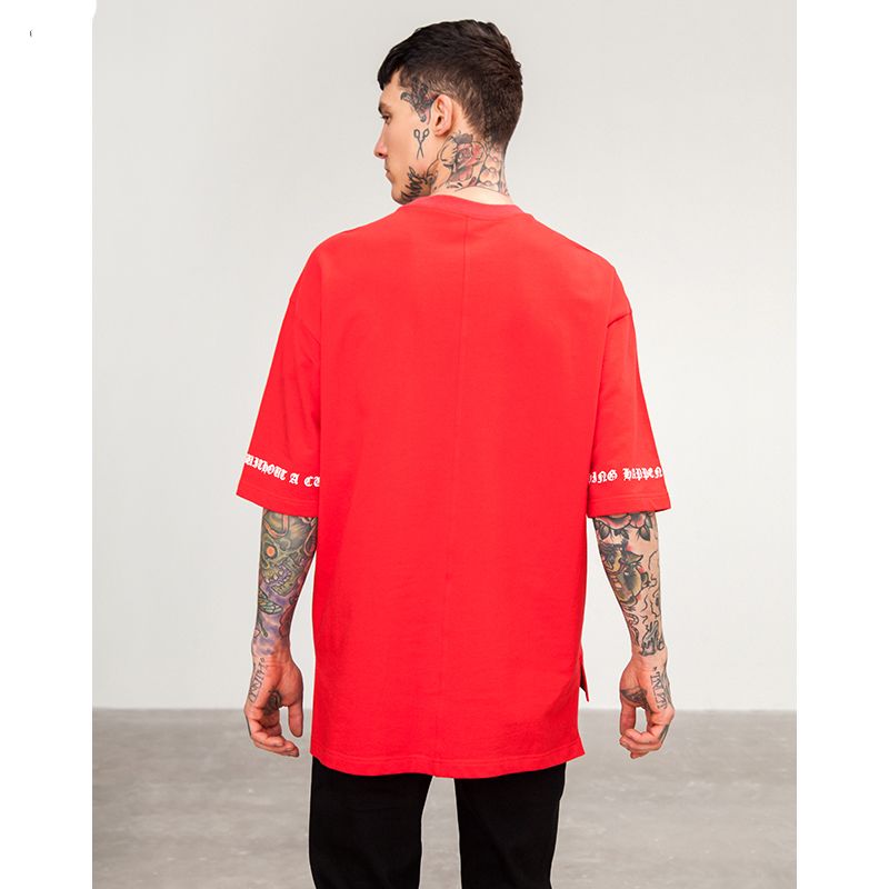 Acquista Maglietta Rossa Abbigliamento Di Marca T Shirt A Manica Corta Da  Uomo Hip Hop Swag T Shirt Da Uomo Oversize Taglie Forti A 46,49 € Dal  Adidasstore | DHgate Italy