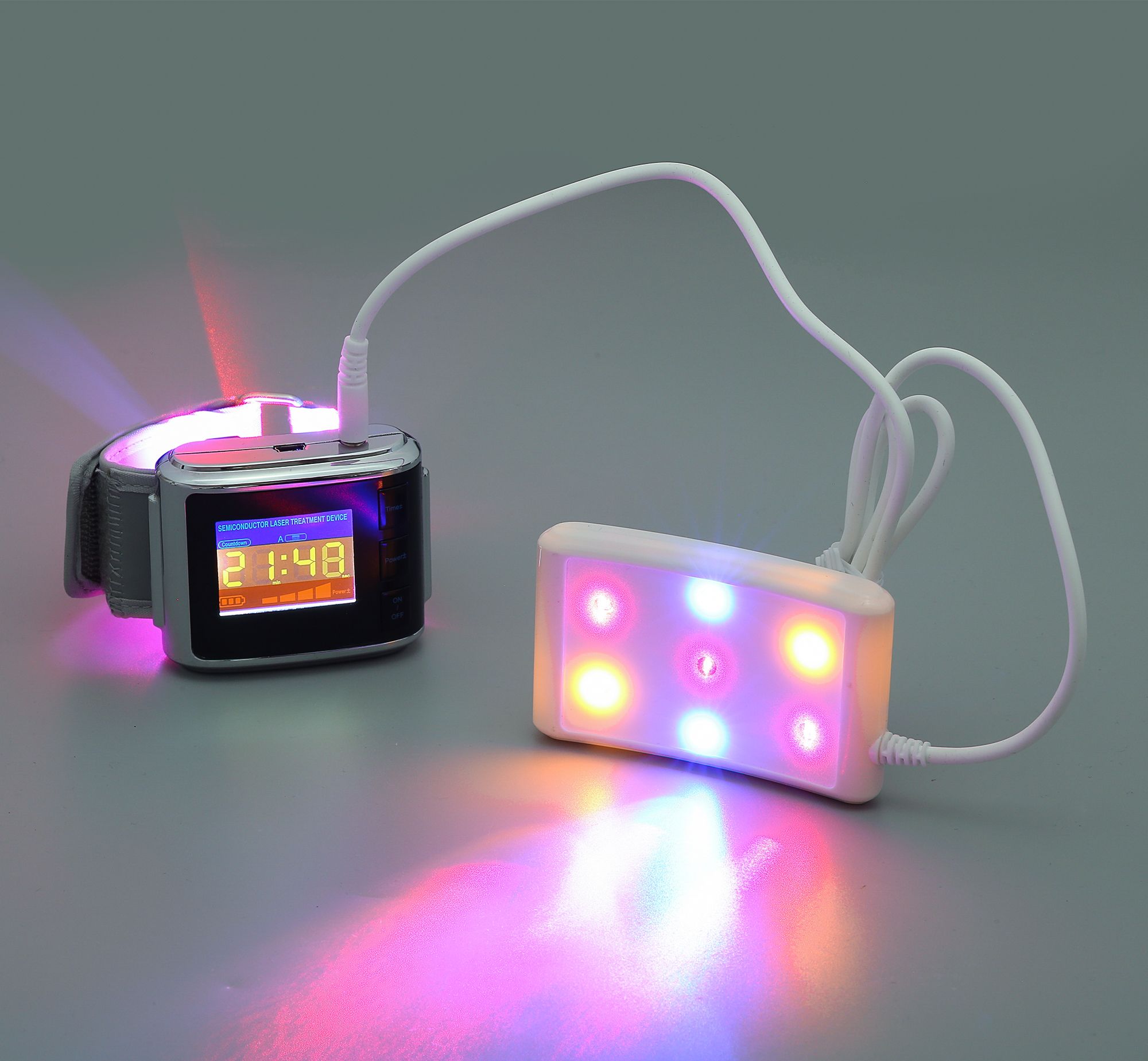 New Laser Watch Red Blue Yellow Therapy Watch Lllt Low Level Laser