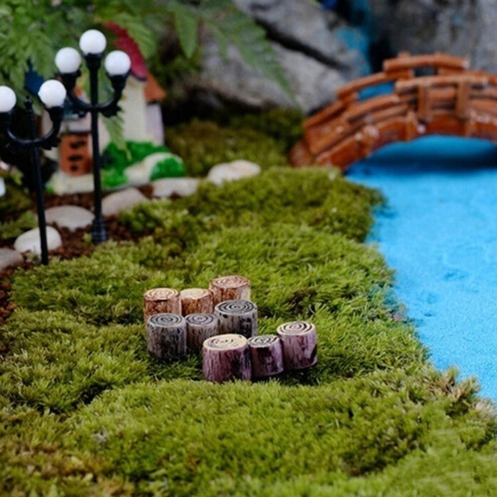 2018 resin craft miniature tree stump craft garden figurines mini landscape fairy ornament flower pot plant decoration figurine from huangque - Garden Figurines 2018 resin craft miniature tree stump craft garden figurines mini landscape fairy ornament flower pot plant decoration figurine from huangque - Garden Figurines