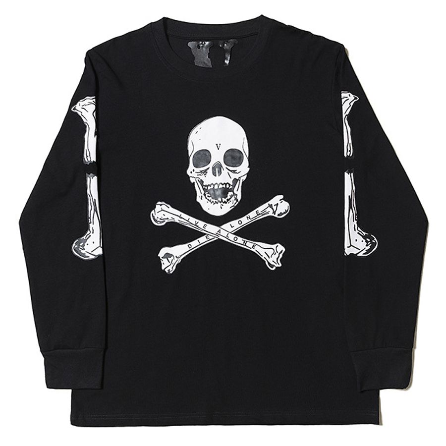 vlone skull tee
