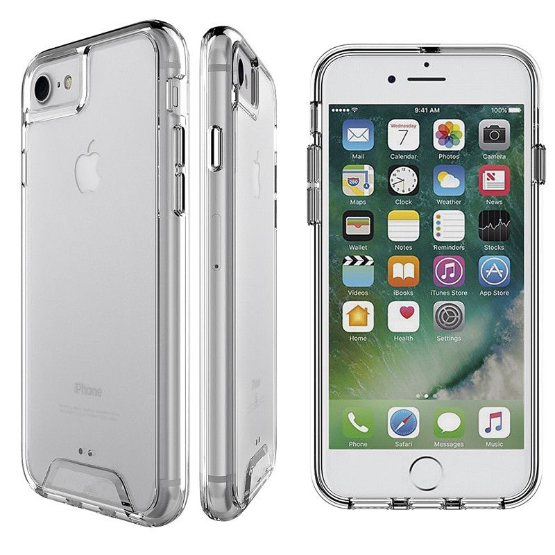 pure kase for iphone 8 case clear,for iphone 7 case, clear slim fit