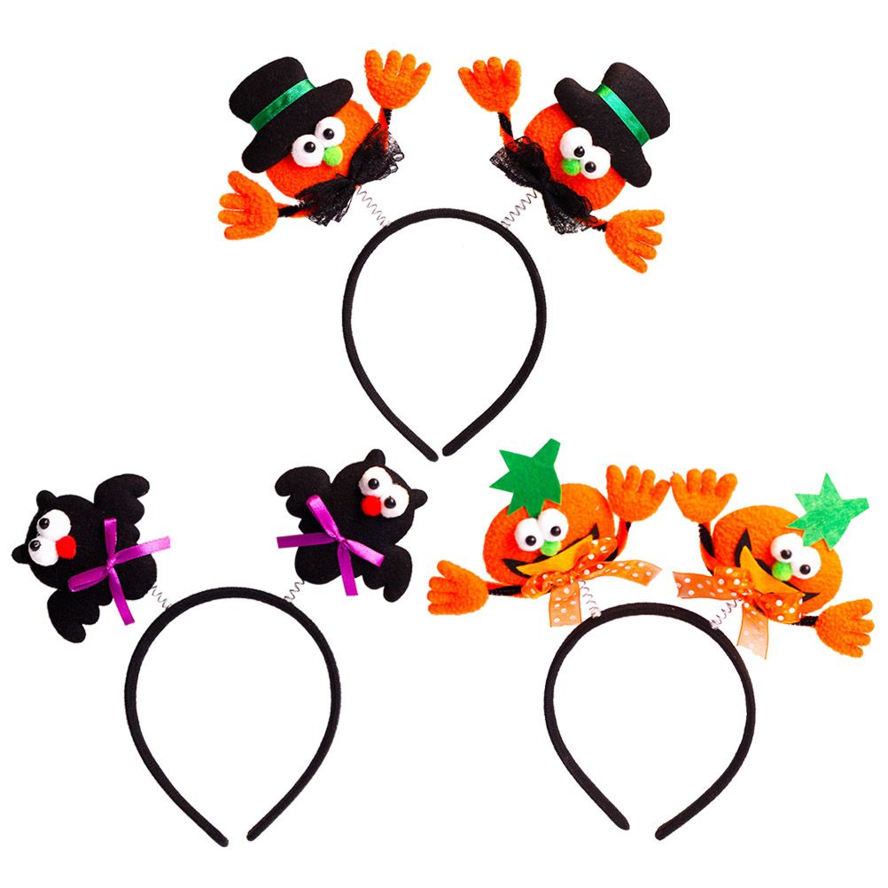 halloween headband with boppers luminous hair band head piece accessories party props supplies decoration costume favors decorative hair accessories
