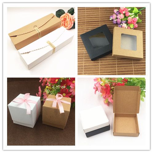 kraft gift boxes paper