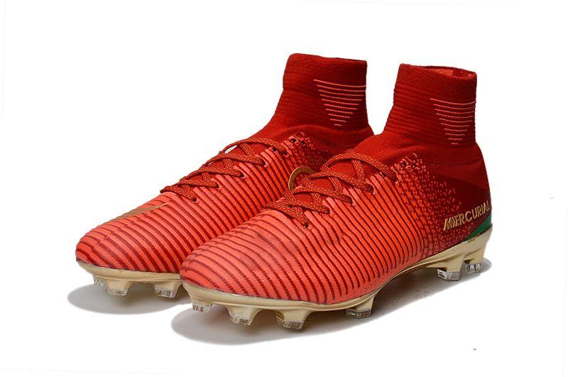 cr7 football boots red
