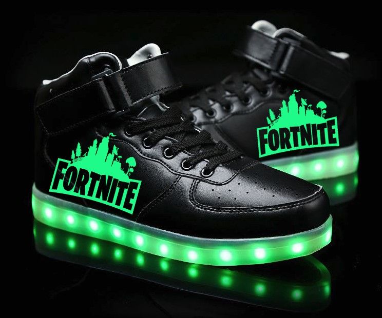 Kupit Optom Fortnite Obuv Vysokie Topy Krossovki Uniseks Pary - fortnite obuv vysokie topy krossovki uniseks pary obuv krasochnye migayushij svetodiodnye svetyashiesya obuv fortnite igry rozhdestvenskie podarki podarki na
