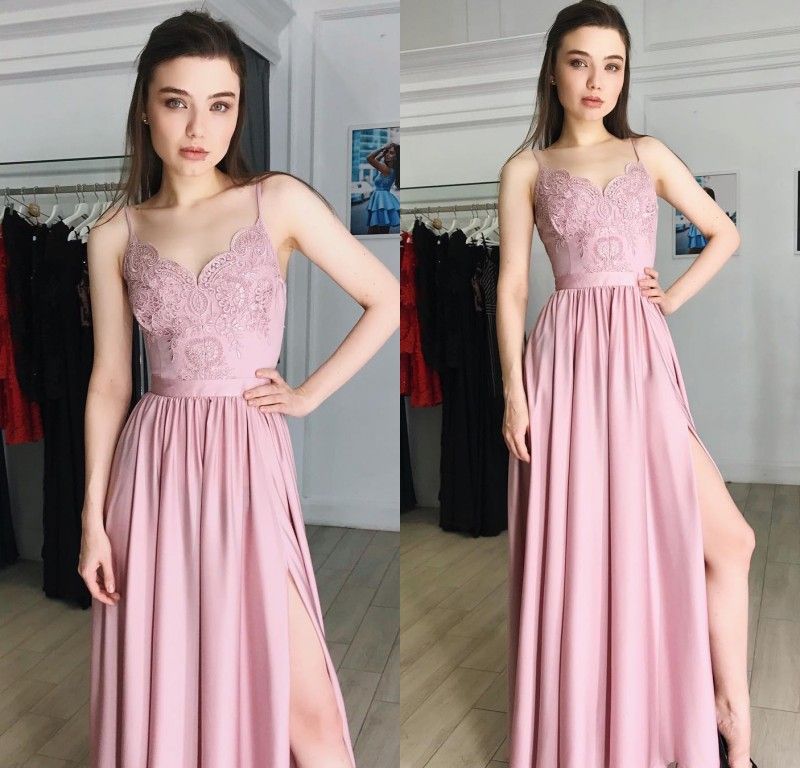 Vestidos Elegantes Color Rosa Palo Best Sale, UP TO 53% OFF |  lotuspriorat.com