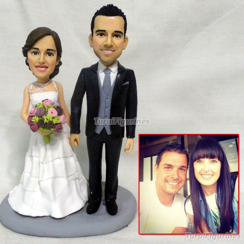 personalized custom bobblehead wedding