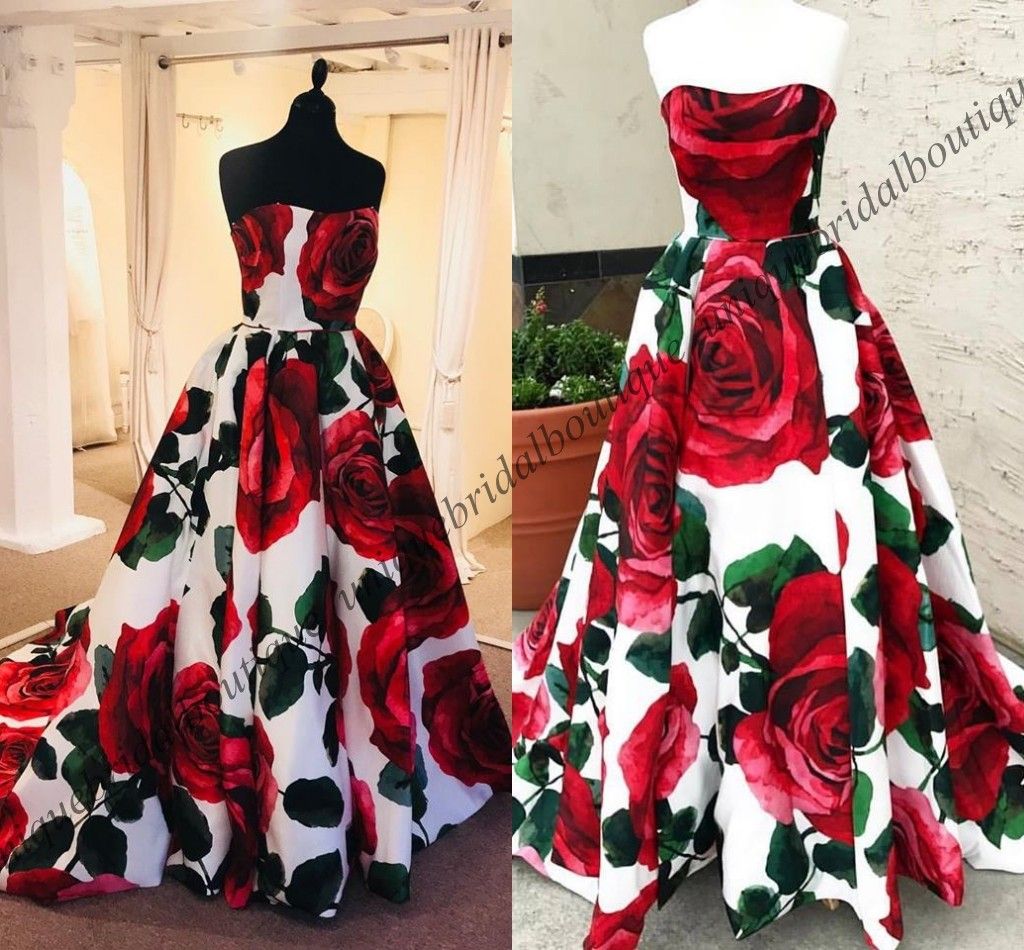 Print Prom Dresses