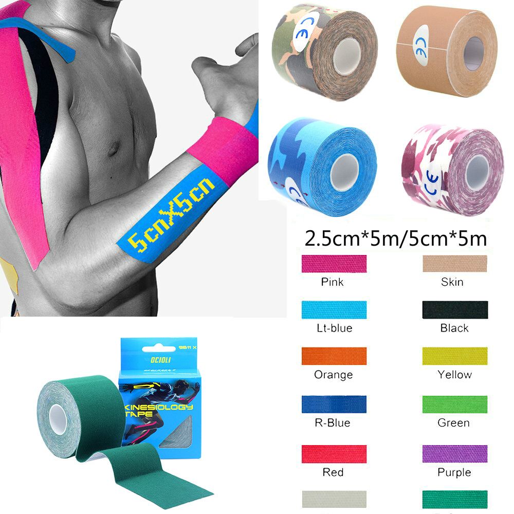 2021 Elastic Cotton Roll Adhesive Sport Injury Muscle Tape Strain
