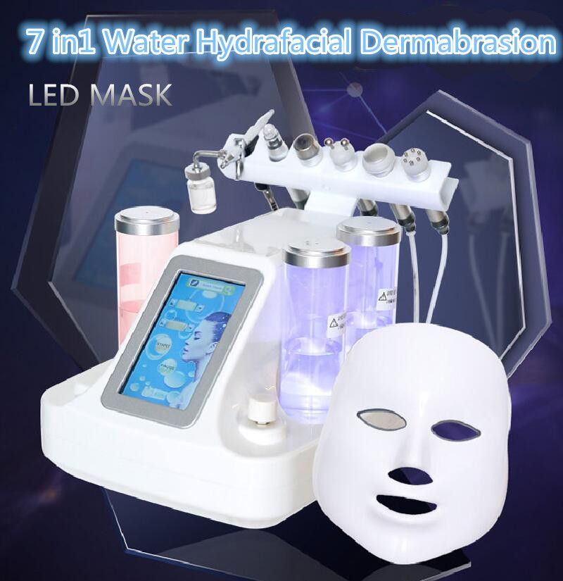 7 In1 Hydra Facial Machine LED PDT Mask Oxygen Jet Cold Hammer BIO Face