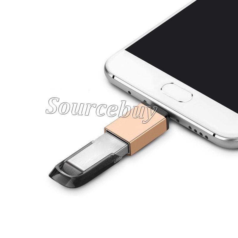 Adattatore OTG USB Type-c USB 3.0 Tipo c OTG Adaptador Xiaomi MI4C Huawei Nexus 5x Cavo di ricarica dati Tipo C Port