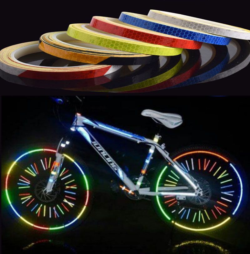 Reflective Stickers Bike Sticker Motorcycle Bicycle Reflector Bike