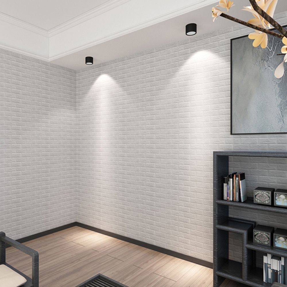 compre espuma pe wallpaper 3d pegatinas de pared diy en relieve ladrillo de piedra vinilos adhesivos decorativos pared duvar sticker room decoracion