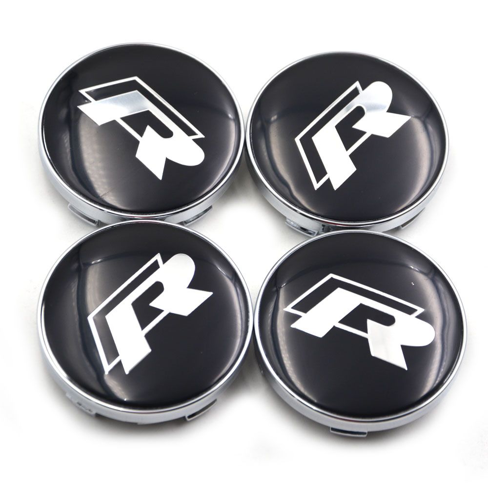 60mm Vw GTI Rline SR Wheel Center Hub Caps For Volkswagen Emblem Logo