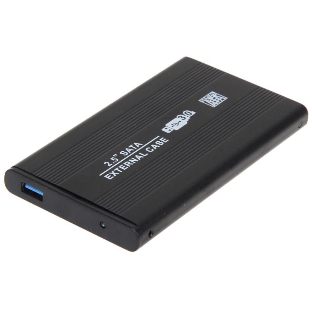 NUOVO Nero USB 2.0 SATA 2.5/" HDD DISCO RIGIDO ESTERNO CUSTODIA Caddy Case Box