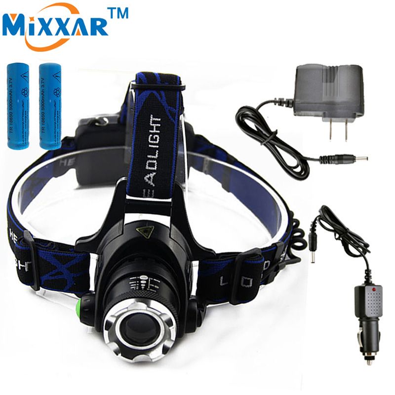 Zoomable CREE XM-L T6 LED Focus Headlight Head Lamp Waterproof 3 switch Mode New