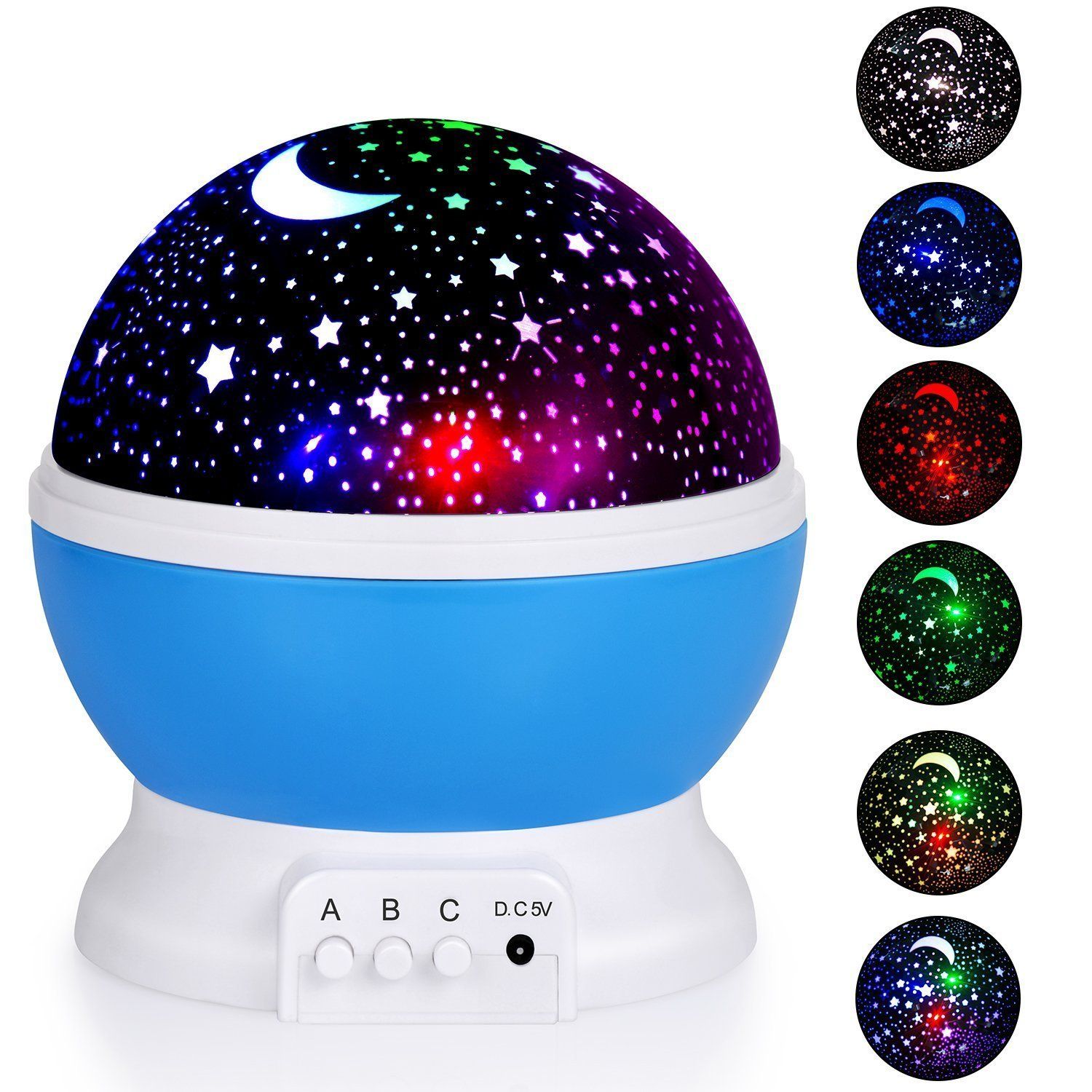 Star Light Rotating Projector Lamp Usb Romantic Night Light Projector Sky Master Led Projection For Children Kids Bedroom Decoration Novelty Gifts For Kids