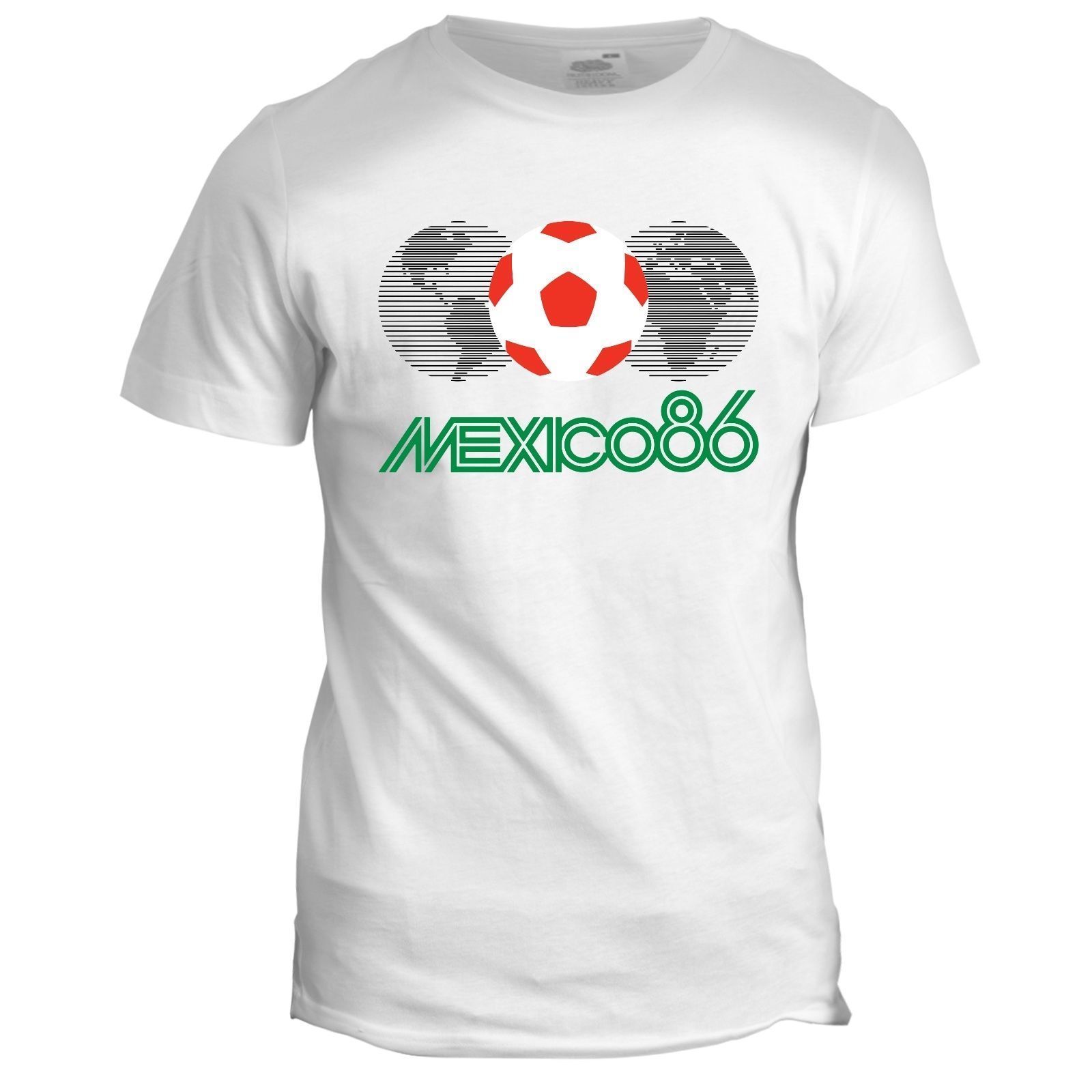 Mexico 86 T Shirt Football World Cup Mascot Pique Tumblr Soccer Mens Retro Russi Movie T Shirts 