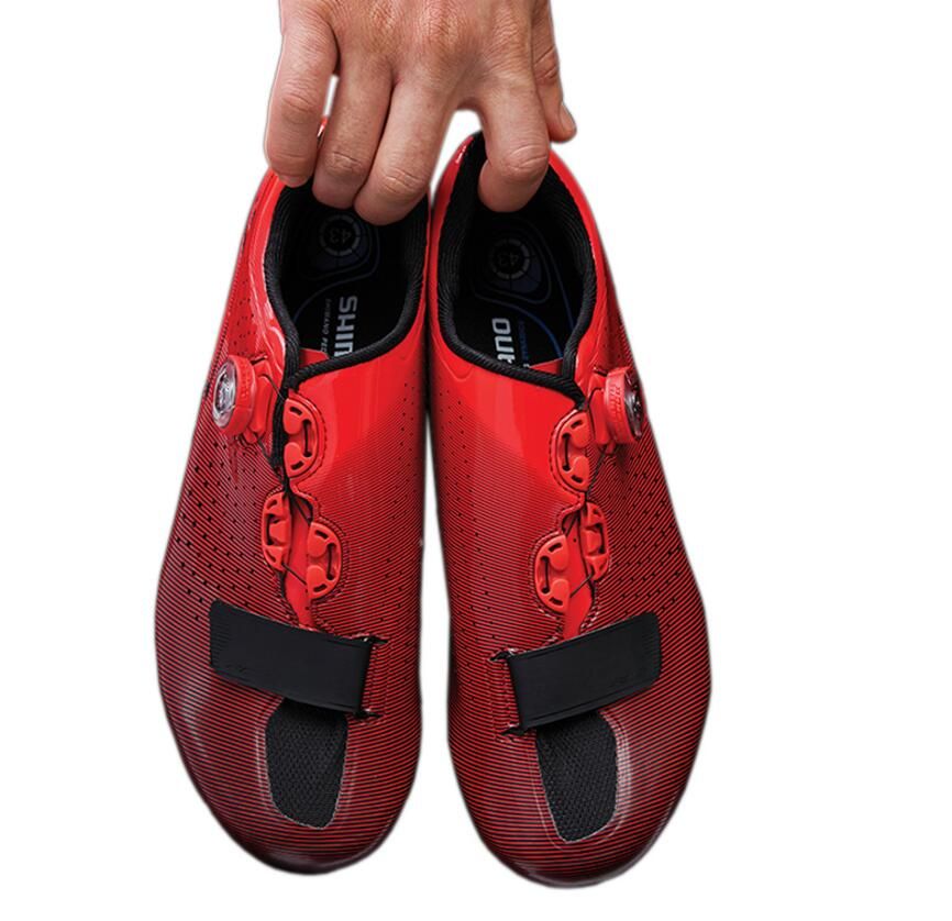 scarpe ciclismo rosse