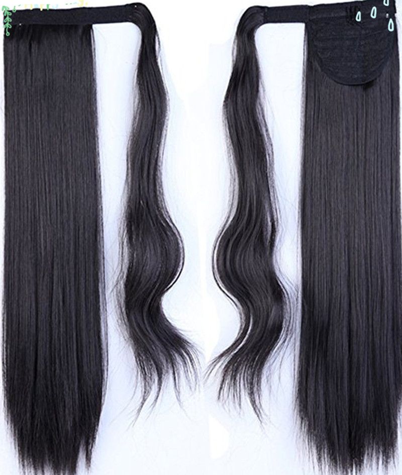 Hair Extensions Ponytail One Piece Tie Up Ponytail Clip In Hair