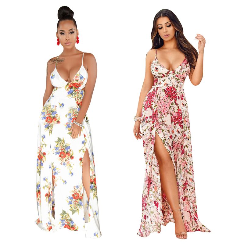 Spaghetti Strap Bohemian Dress