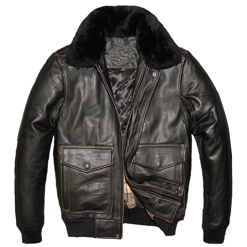 2018 Usaf A2 Leather Pilot Jacket Brown Wool Collar 2018 Usaf A2 Leather Pilot Jacket Brown Wool Collar Thick Genuine Cowhide Slim Fit Plus Size L Men Winter Coat By Humanhair116 Dhgate Com