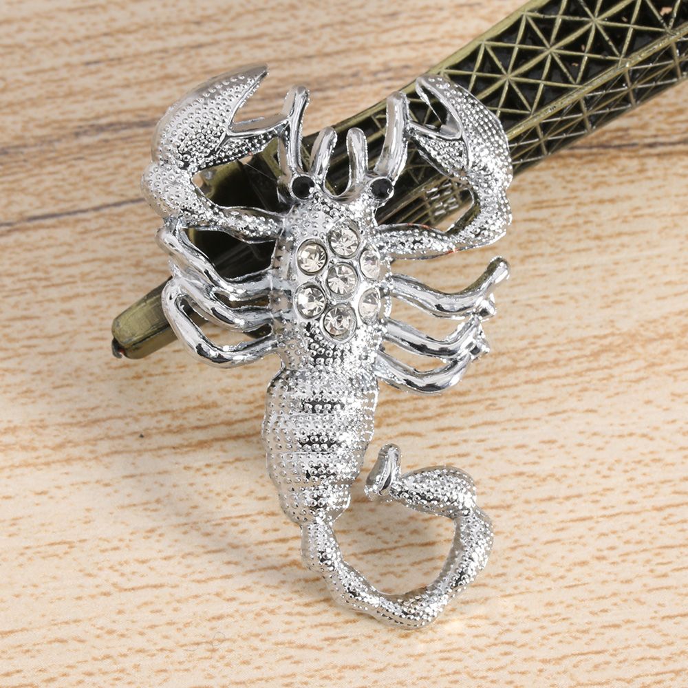 3D Metal Gold Scorpion Car Sticker Truck Auto Decor Badge Emblem Logo Decal
