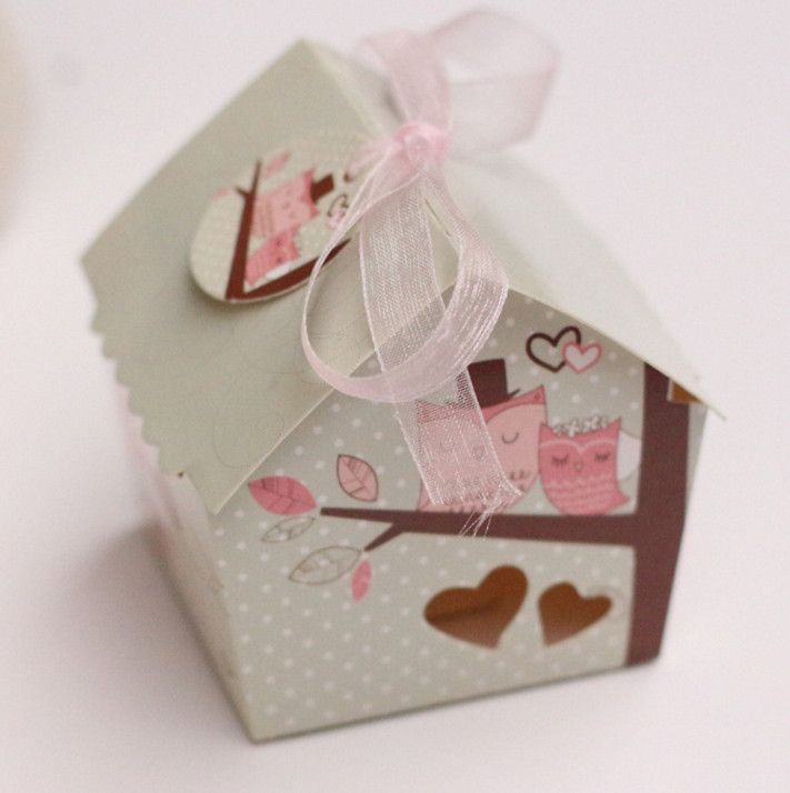 New Hollow Small Bird Carton Super Cute Mini House Sweet Wedding