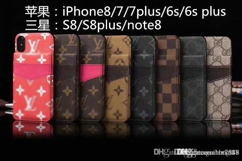 for iphone x 7 6 6s 7plus 8 8plus leather print phone case with cardfor iphone x 7 6 6s 7plus 8 8plus leather print phone case with card holder hard back cover for samsung s8 s8plus note8 customized cell phone cases best