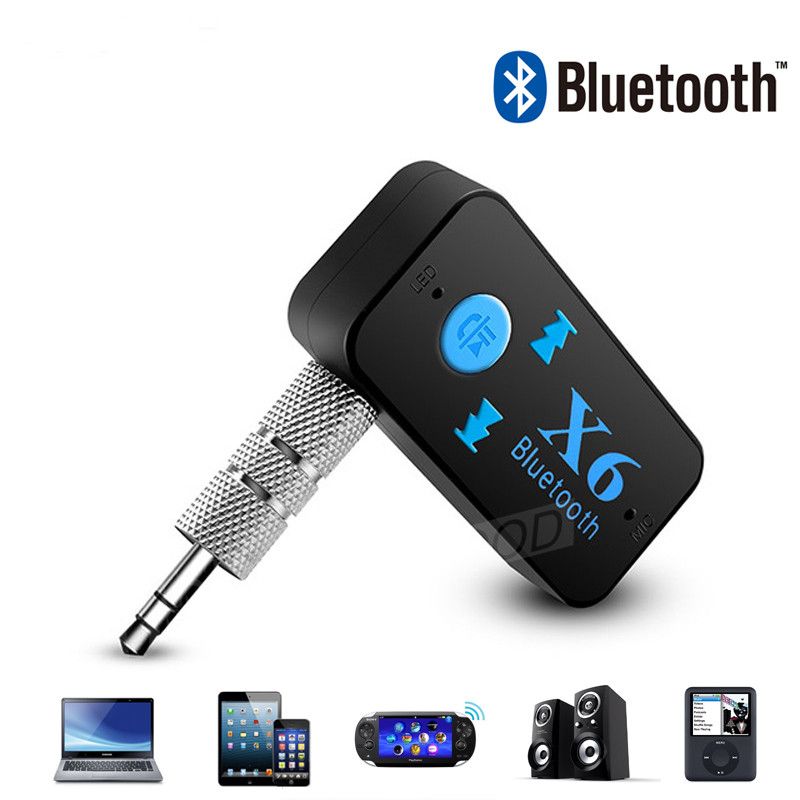 X6 Bluetooth Adapter 3 In 1 Wireless 4.0 USB Bluetooth Receiver AUX 3