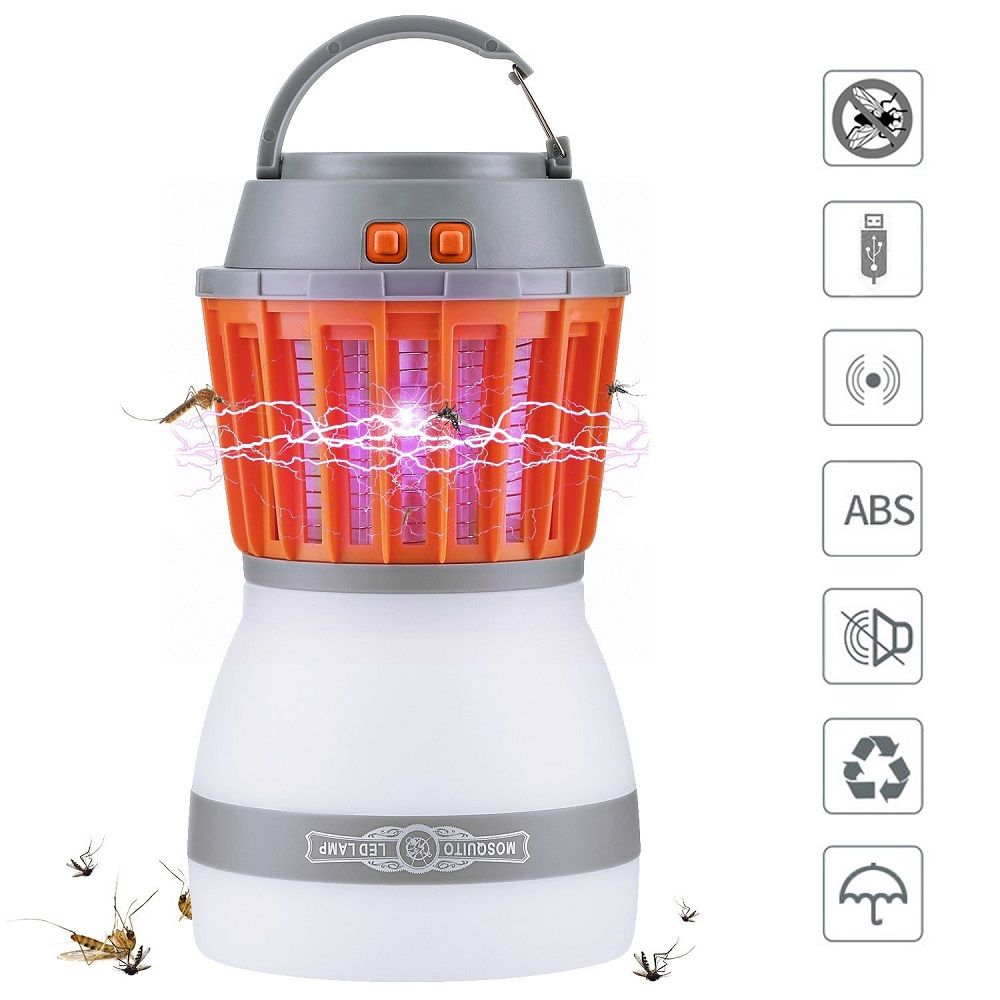 2019 Bug Zapper & Camping Lantern 2 In 1 LED Night Light Mosquito