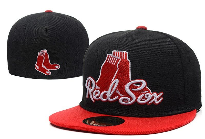 red sox fitted hats