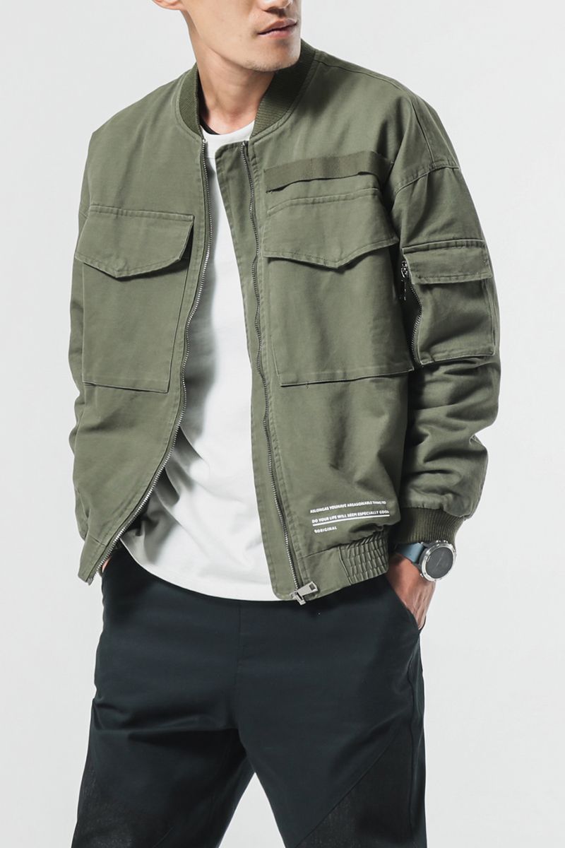 Acheter 2018 Marque Nouveau Printemps Hommes Veste Decontractee Manteau Hommes Pur Coton Lave Marque Vetements Armee Vert Blousons Blouson Homme Cargo Manteaux De 29 22 Du Southb Fr Dhgate Com