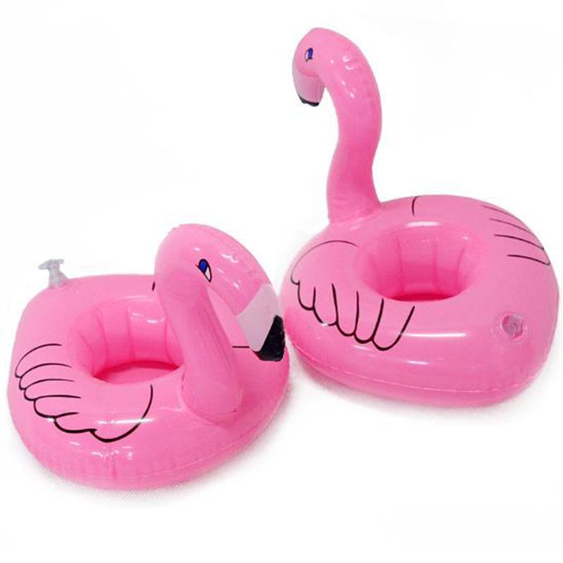 blow up flamingo drink holder