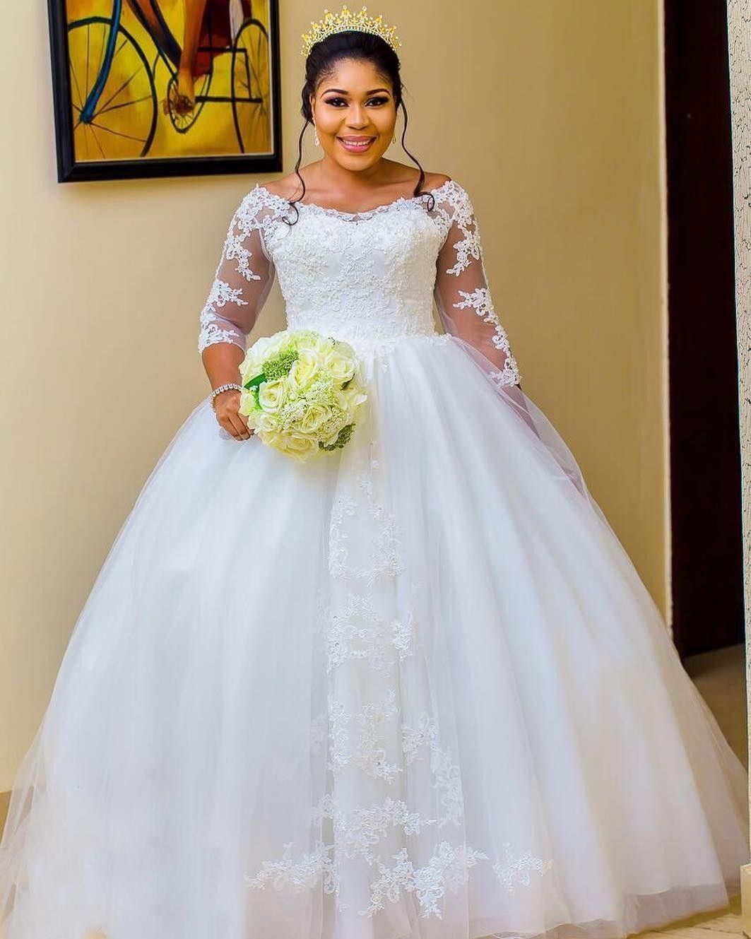 Bellanaija Nigeria Long Sleeves Wedding  Dresses  2020  Ball 
