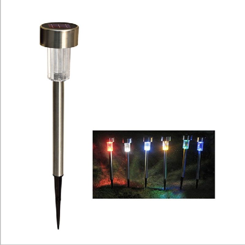 Solar Lamps Led Light Multicolor Stainless Steel Lawn Solar Lamps Led Light Multicolor Stainless Steel Lawn Lights Garden Decoration Outdoor Street Waterproof Uk 2019 From