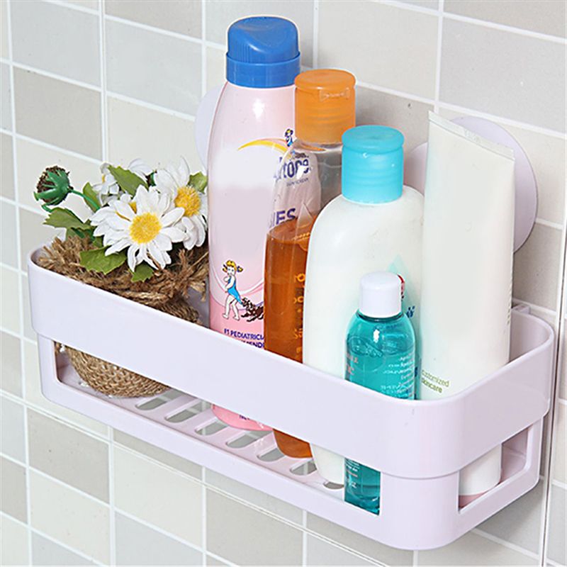 PCS Küche Badezimmer Regal Wand Rack Mit 2 Suckers Kunststoff Dusche Caddy Organizer Halter Fach Mit Saugnäpfen Lotion Lagerung PCS Küche Badezimmer Regal Wand Rack Mit 2 Suckers Kunststoff Dusche Caddy Organizer Halter Fach Mit Saugnäpfen Lotion Lagerung