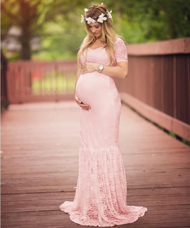 robe maternité blanche