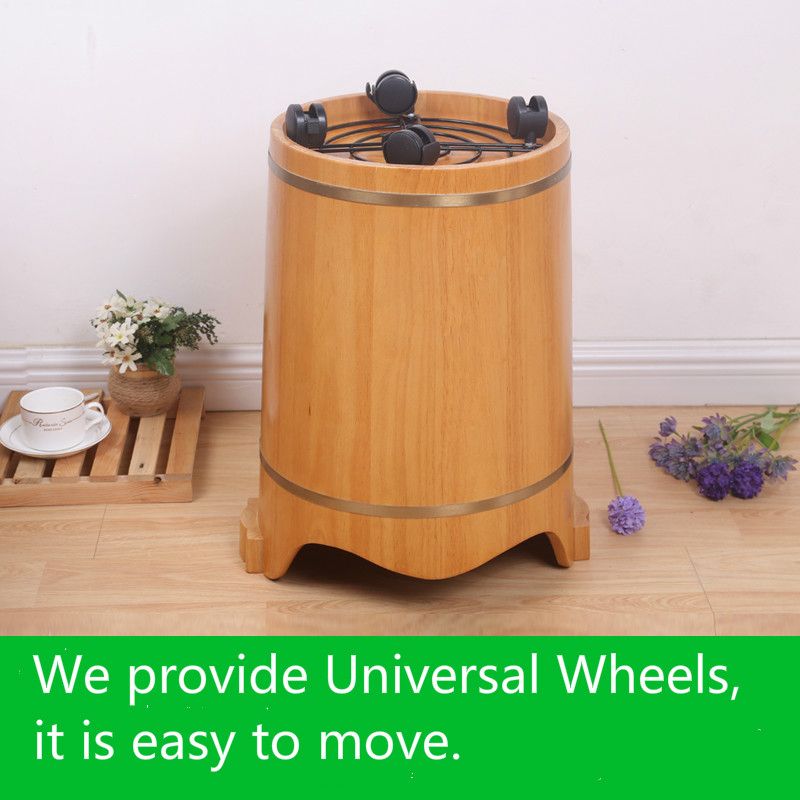 2021 Foot Wood Bucket 50CM Oak Barrel Bubble Home Foot Bath Foot Spa