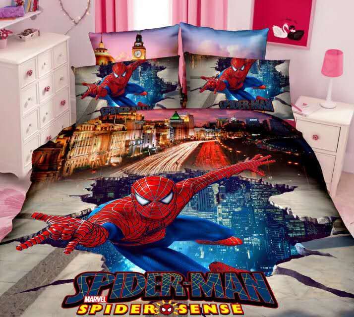 spiderman bedding set twin